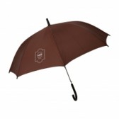 Mr.GENTLEMAN-PLASTIC UMBRELLA - Brown