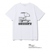 DELUXE CLOTHING-SNOOPY TEE - White