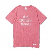 DELUXE CLOTHING-GIRL WATCHERS TEE - Red