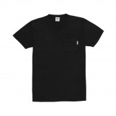 Mr.GENTLEMAN-SOUVENIR V-NECK TEE - Black