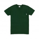 Mr.GENTLEMAN-SOUVENIR V-NECK TEE - Green