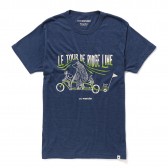 and wander-Le tour de ridge line T for MEN - Navy