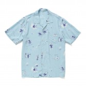 Porter Classic-P.C ALOHA SHIRT - Blue