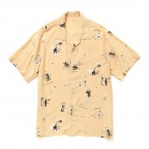 Porter Classic-P.C ALOHA SHIRT - Yellow