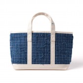 P.C ARTIST FORMAL PATCHWORK TOTE BAG S - BlueP.C ARTIST FORMAL PATCHWORK TOTE BAG S - Blue
