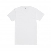 Mr.GENTLEMAN-SOUVENIR V NECK TEE - White