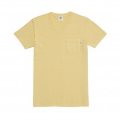 Mr.GENTLEMAN-SOUVENIR V NECK TEE - Yellow