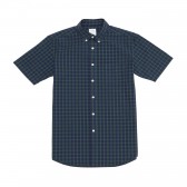 Mr.GENTLEMAN-S:S CHECK SHIRT - Black Watch