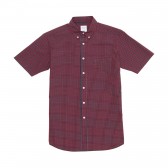 Mr.GENTLEMAN-S:S CHECK SHIRT - Red Check