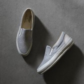 CURLY-NP CLOUDY VULC SLIP-ON - SPM GRAY