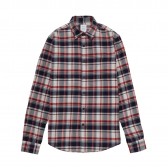 Mr.GENTLEMAN-FLANNEL CHECK SHIRT - Red