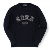GOODENOUGH IVY-CREW SWEAT [ G.D.E.H ] - Indigo