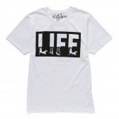 NuGgETS-NuGgETEE 「LIFE」 S:S-Tee - White