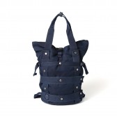 Porter Classic-SUPER NYLON TOTE RUCKSACK - Blue