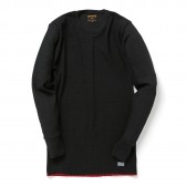 METAPHORE-EMBROIDERY THERMAL - Black