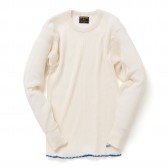 METAPHORE-EMBROIDERY THERMAL - White