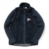 and wander-fleece jacket - navy