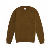 Mr.GENTLEMAN-CREW NECK KNIT - Mustard