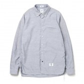 BEDWIN-L:S B.D PUCKERING SHIRT FD 「BRIAN」 - Charcoal
