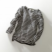 CURLY-LS BRIGHT BORDER TEE