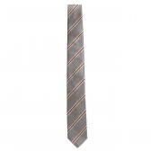 Mr.GENTLEMAN-MULTI STRIPE NECKTIE - Grey