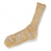 NEPENTHES Purple Label - Melange Regular Socks - Sand