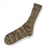 NEPENTHES Purple Label - Melange Regular Socks - Woodland