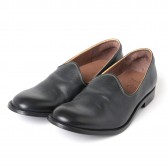 LEATHER & SILVER MOTO-Slip on #1642 - Navy