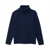 NAISSANCE-TURTLE NECK KNIT - Navy