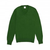 Mr.GENTLEMAN-V-NECK KNIT - Green