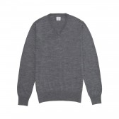 Mr.GENTLEMAN-V-NECK KNIT - Grey