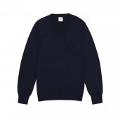 Mr.GENTLEMAN-V-NECK KNIT - Navy