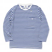 HABANOS-9:SL CUTSEW Border - White × Blue
