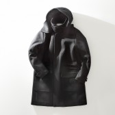 CURLY-ATMOSPHERE COAT SD - Black