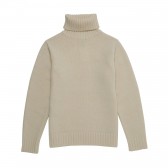 Mr.GENTLEMAN-LOW GAUGE TURTLENECK KNIT - White