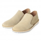 Nepco Footwear - Ripple Sole Suede Slip-On - Sand