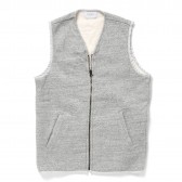 FLISTFIA-Zip Vest - Heather Gray