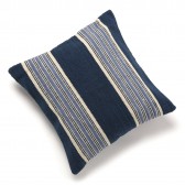 INDIA FLAG CC-15030901 NAVY×BLUE STRIPE NATIVE CUSHION COVER 50×50 - Blue