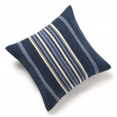 INDIA FLAG CC-15030902 NAVY×BLUE STRIPE NATIVE CUSHION COVER 50×50 - Blue 2