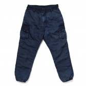 Porter Classic-SUPER NYLON CARGO PANTS - Blue
