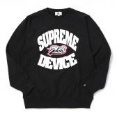 GOODENOUGH-HEINOUSLY CREW SWEAT - Black : White