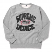 GOODENOUGH-HEINOUSLY CREW SWEAT - Grey : Black