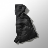 CURLY-SILK ZIP PARKA