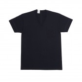 N.HOOLYWOOD-1 RCH V NECK T-SHIRT - Navy