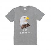 Mr.GENTLEMAN-EAGLE PAINT TEE - Grey