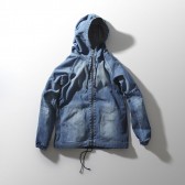 CURLY-MAZARINE ZIP HOODY - Antique Indigo