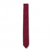 BEDWIN-REGIMENTAL TIE 「DENNIS」 - Burgundy