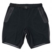 and wander-mixed pile short pants - Black