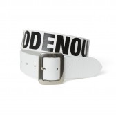 GOODENOUGH-BOTH SIDE COLOR BELT - White