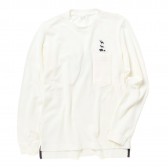 MOUNTAIN RESEARCH-Animal Tee L:S - White